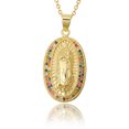thumbnail image 1 of Gorgeous Women's Copper Virgin Mary Pendant Necklace - Perfect Holiday Gift for Believers!, 1 of 5