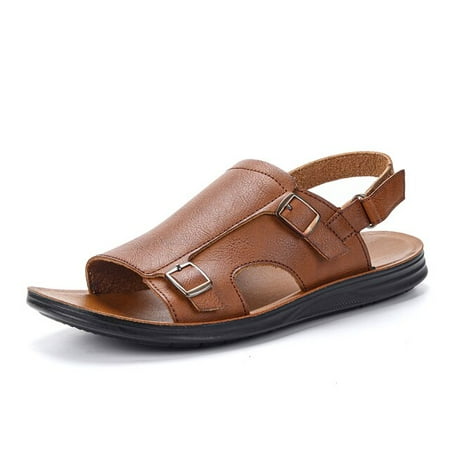 

Men Sandals 2022 Summer New Arrival Premium Leather Lightweight Breathable Comfortable Beach Designer Sandals