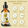 thumbnail image 3 of Organic Cold-Pressed Marula Oil 100% Pure Skin Hair Face Anti-Aging Moisturizer, 3 of 8