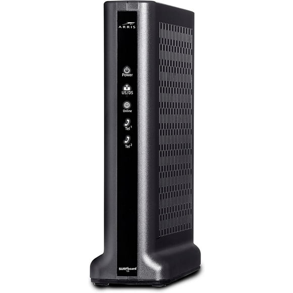 Arris Surfboard T25-RB DOCSIS 3.1 Gigabit Cable Modem, Comcast Xfinity Internet & Voice, Two 1 Gbps Ports, 2 Telephony Ports, 800 Mbps Max with Xfinity Internet Plans, REFURBISHED