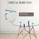 thumbnail image 4 of Mesa De Comedor Auxiliar Redonda Vidrio Cristal Templado beige, 4 of 6