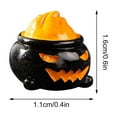 thumbnail image 2 of PATLOLLAV Halloween Ornament,Miniatures Pumpkins Ghost Ghost Figurines Mini Resin Plastic Garden Decor Accessories Halloween Ornaments for Outdoor House Garden Decoration Party Supplies, 2 of 4