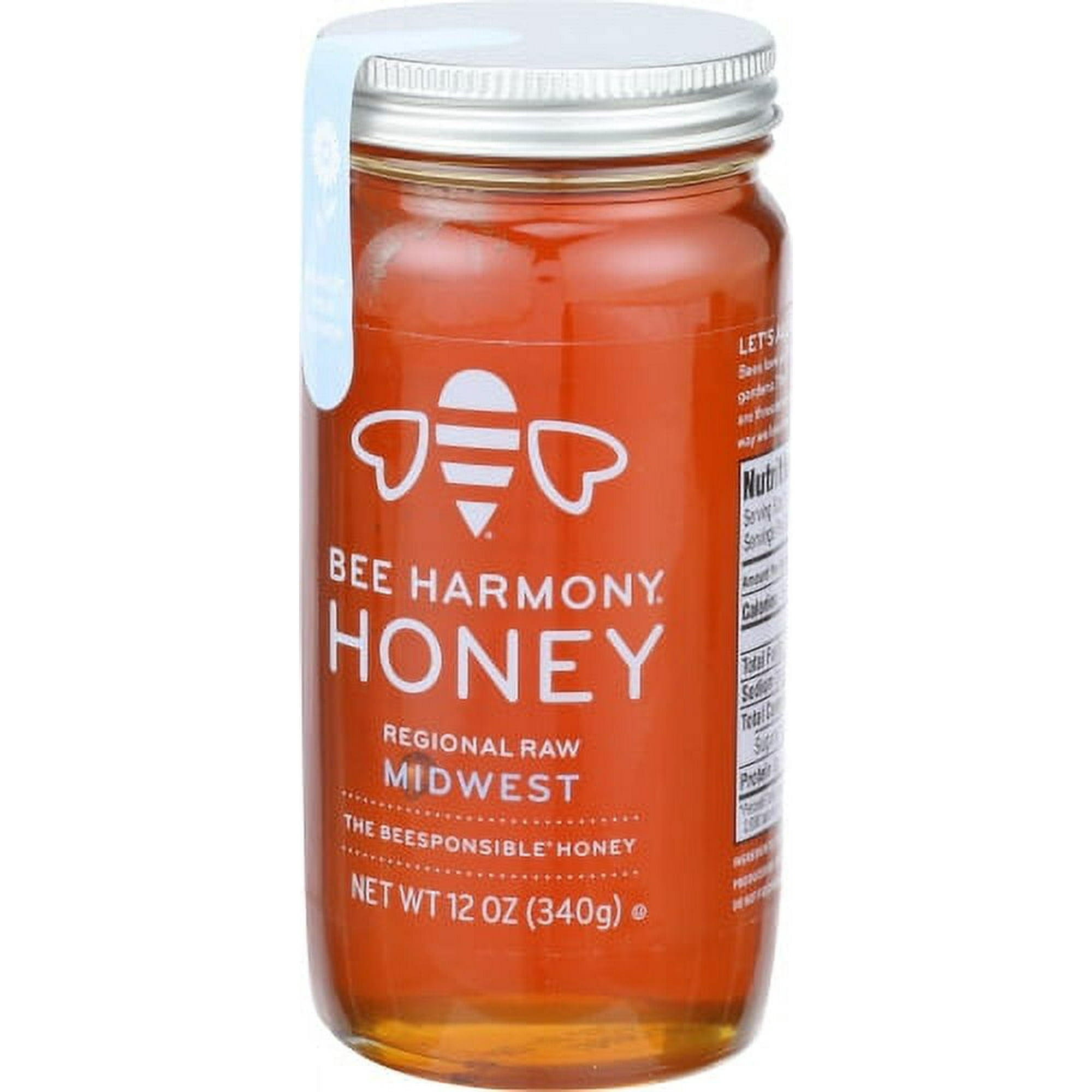 BEE HARMONY HONEY REGIONAL MIDWEST (PACK of 6)