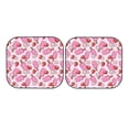 thumbnail image 7 of Goofa Strawberry Popsicle Pattern 2 Piece Car Windshield Sun Shade Foldable | Front Windshield Shade for Sun, Heat and UV Rays | Sunshade for Car Front Window-Medium, 7 of 7