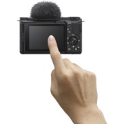Sony ZV-E10 II Mirrorless Camera Black Bundle with Extra Battery, Connect LED Light, Mini Directional Microphone & Additional Accessories | zve10 ii
