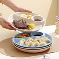 thumbnail image 5 of LanSuare Divided Food Platter, Household Divided Meal Dish with 4 Compartments, Snack and Entree Organizer, Party Serving Solution, Dishwasher Safe Reusable Tray, 5 of 7