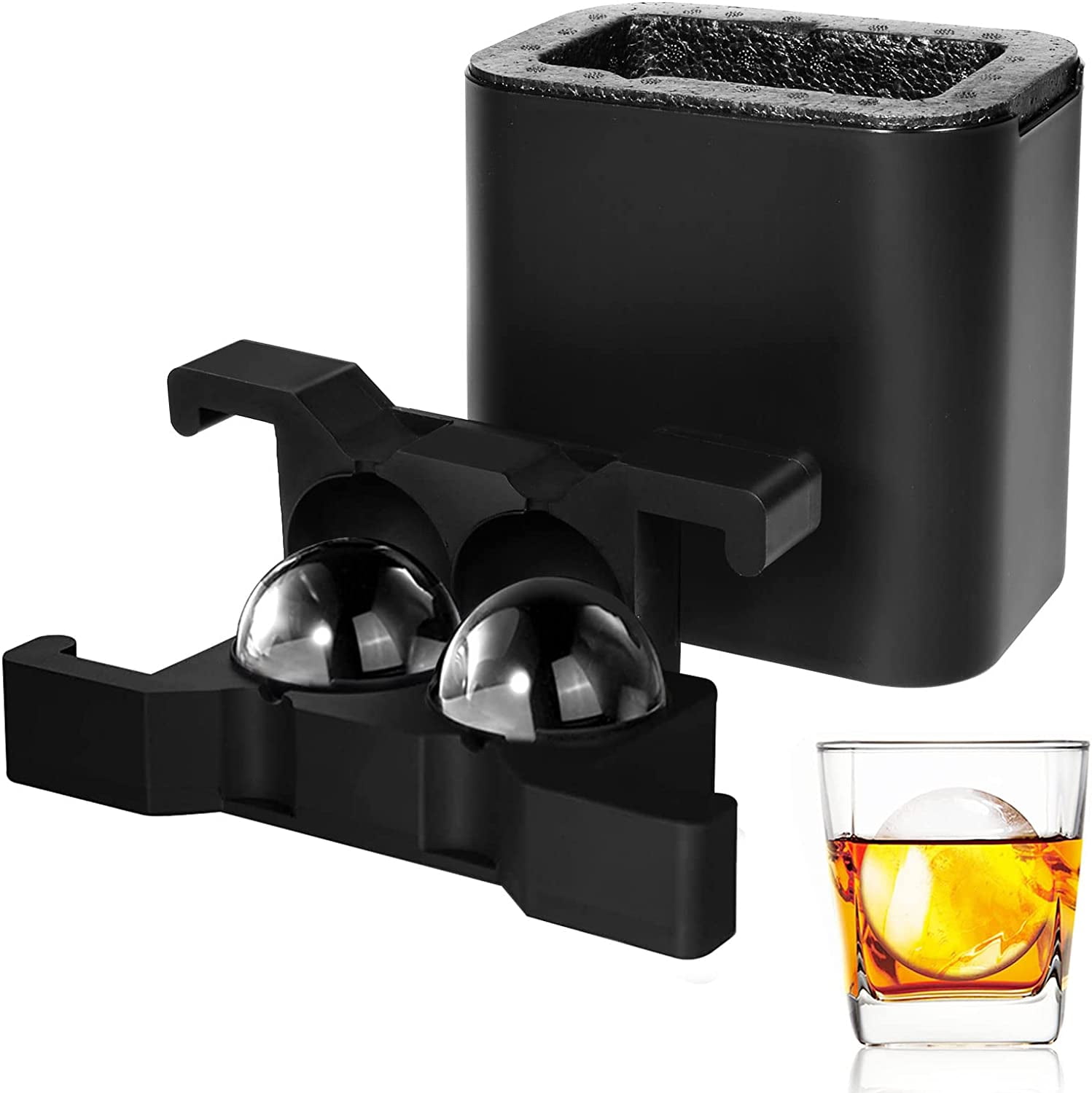 whiskey ice cube ball maker
