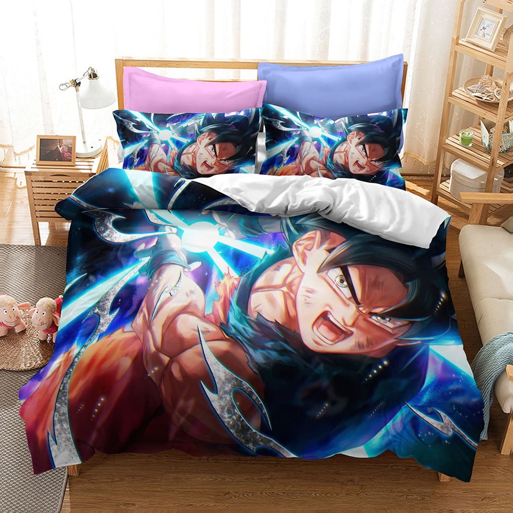 3D Printed Dragon Ball Z Bedding Bed Set Twin Full Queen King Size Goku