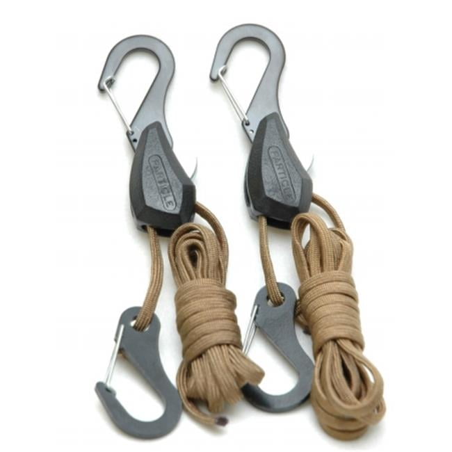 Pro Grip 054020 6' 550 Paracord Rope Lock Tie Down With Snap Hooks