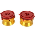 thumbnail image 1 of 1 par de adaptadores de buje NAB, abridor de cinta de carrete a carrete de aluminio pulido profesional para Studer ReVox para Akai para Teac Gold, 1 of 12