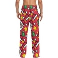 thumbnail image 2 of GZHJMY Christmas Santa Pajama Pants for Men, Lounge Pants Lightweight Men Pajama Bottoms with Drawstring Pockets, Christmas New Year Birthday Gifts, X-Large, 2 of 6