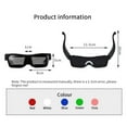 thumbnail image 4 of Wisremt Bluetooth Party Magic LED Glasses By APP Control Luminous Shielding USB Charging Multi-language Flashing LED Glasses Smart Glass, 4 of 6