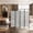 Swing, variant on DECOLAB 4-Panel Room Divider, Freestanding Privacy Screen Panel, Folding Room Partition Wall, 68"x71", Queen