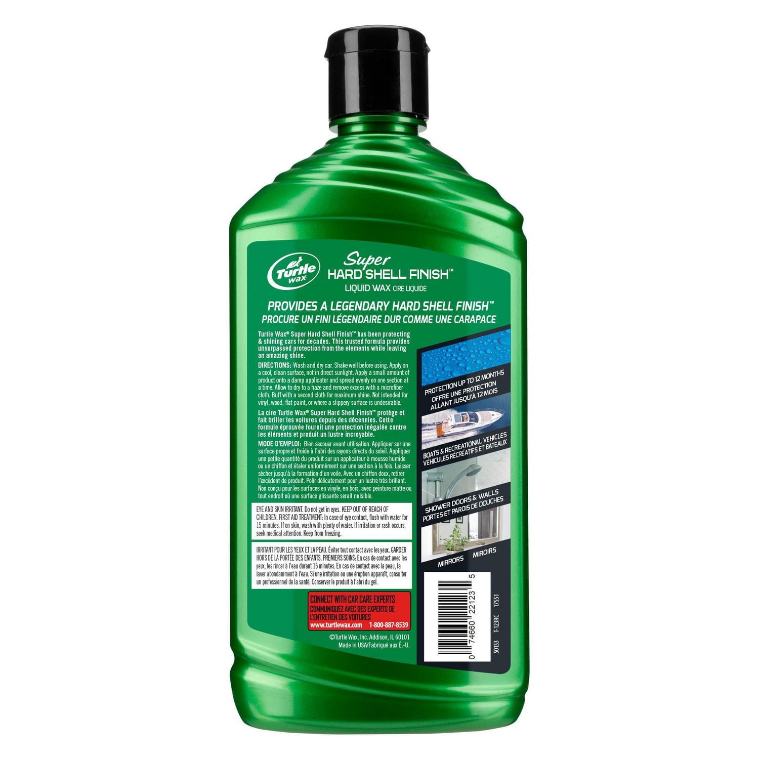 Cire pour voiture - Super Hard Shell Turtle Wax Cire liquide
