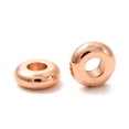thumbnail image 3 of 50 pc Brass Spacer Beads Long-Lasting Plated Flat Round/Disc Heishi Beads Real Rose golden Plated 6.5x2.5mm Hole: 2.5mm, 3 of 3