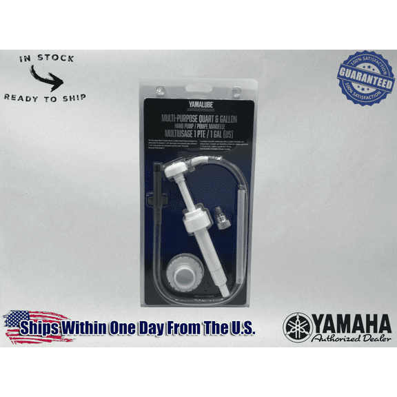 Yamaha Genuine OEM Authentic QUART AND GALLON GEAR OIL HAND PUMP ACC-HNDPU-MP-01