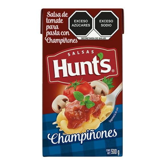 Salsa de tomate para pasta Hunts con champiñones 500 g
