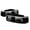 Black, variant on Crystal Housing Headlights for 99 to 02 Chevrolet Silverado, Chrome - 9 x 13 x 19 in.