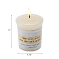 thumbnail image 3 of Champignons Votives Vanille Douce Bonheur - Ensemble de 12, 3 of 4