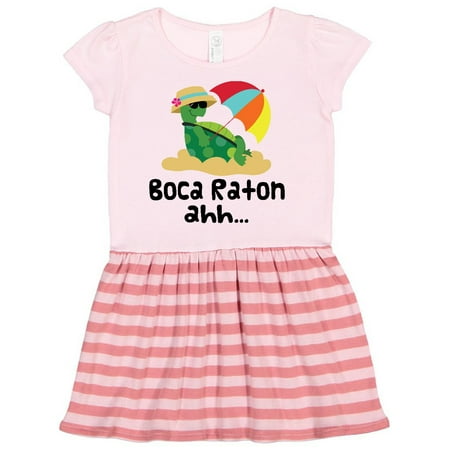 

Inktastic Boca Raton Florida Gift Toddler Girl Dress