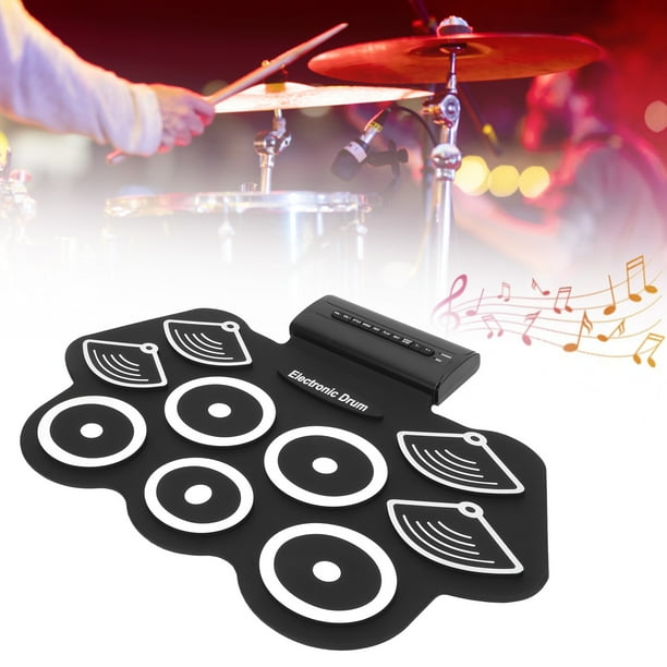 Electronic drum kit for recording new arrivals