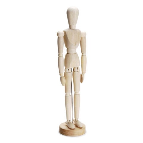 Art Mannequin - Poseable Wooden Figure 12 inches - Walmart.com - Walmart.com