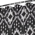 thumbnail image 3 of Black Geometric Pattern Shower Curtain 36"x72" ,Bathroom Decorative Shower Curtains Set with 12 Hooks,Modern Waterproof Washable Shower Curtain, 3 of 6