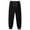 Black, variant on Men's Cotton Drawstring Sweatpants Breathable Loose Running Active Solid Colors Sports Pants