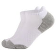 thumbnail image 3 of Baberdicy Athletic Socks 6-Pack - Cushioned Running - Breathable Ankle Cut - Moisture-Wicking - Men/Women Sizes - Men And Women Athletic Running Socks 6 Pairs Breathable Low White,L, 3 of 4