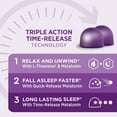 thumbnail image 4 of Nature’s Bounty® Sleep3 Melatonin 10 mg, L-Theanine, Sleep Aid Gummies, Drug-Free Sleep Aid, 60 Ct, 4 of 8