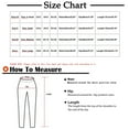 thumbnail image 3 of HUPOM Womens Scrub Pants Joggers Pants For Women Trousers High Waist Rise Full Straight-Leg Black M, 3 of 6