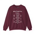thumbnail image 2 of "GOD DID" (WL) Crewneck Sweatshirt w/ Scripture Design (1 John 1:9), 2 of 62