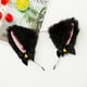 thumbnail image 5 of Orejas de gato de zorro Anime Cosplay - Tocado de lobo animal, diadema de Halloween, accesorios de disfraz de tocado con cascabeles, 5 of 5