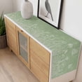 thumbnail image 4 of Sage Green Wildflowers Table Runner - 72 Inch Long, Kitchen Dining Table Runner Dresser Scarves, Modern Floral Butterfly Plant Farmhouse Decor for Coffee Tables Wedding Party Banquet, 4 of 8