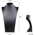 thumbnail image 2 of Jewelry Holder Jewelry Stand Necklace Pendant Chain Jewelry Bust Display Stand Jewelry Stand for Display Necklace Pendant Display Board Jewellery Stand, 38cm, Gold, 2 of 7