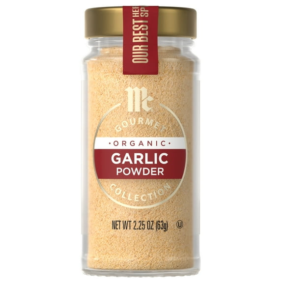 McCormick Gourmet Organic Garlic Powder, 2.25 oz Bottle