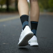 Copper Fit ICE Plantar Fascia Foot Compression Sleeve | Menthol Infused|1 Pair |Unisex | L/XL