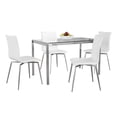 thumbnail image 5 of Fuji-Mason Upholstered Swivel Dining Set - 5 Piece, Small Dining Table Set for 4, Kitchen Table Chairs Set of 4, Kitchen & Dining Room Sets, Kitchen Table Sets, Dining Room Table Set for 4, 5 of 5