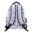 thumbnail image 2 of Garronmavis Pink Soccer Glitter Bow Girls Backpack Smooth Zippers School Bag Multi-Pocket Book Bag 17 inch for 10Y-12Y Elementary School Students Travel and Daily Use, 2 of 8
