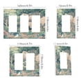 thumbnail image 2 of Yayeee Rocker Switch Wall Plate 1-Gang 4.6"x2.9" Home Decorative Outlet Cover, Floral Forest Pattern, 2 of 6