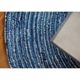 thumbnail image 2 of Ripple Blue Mix Cotton Rug 8' Round, 2 of 5