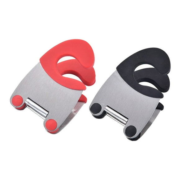 REOFLYUP Stove Top Utensil Holder Red Rubber 2Pcs 3.1X1.8X1.8In