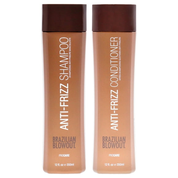 Champú y acondicionador Brazilian Blowout 12 oz Kit Anti Frizz 2 Pc