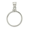thumbnail image 1 of FB Jewels Sterling Silver 21.1 x 2mm $0.05 Plain Coin Bezel Pendant, 1 of 4