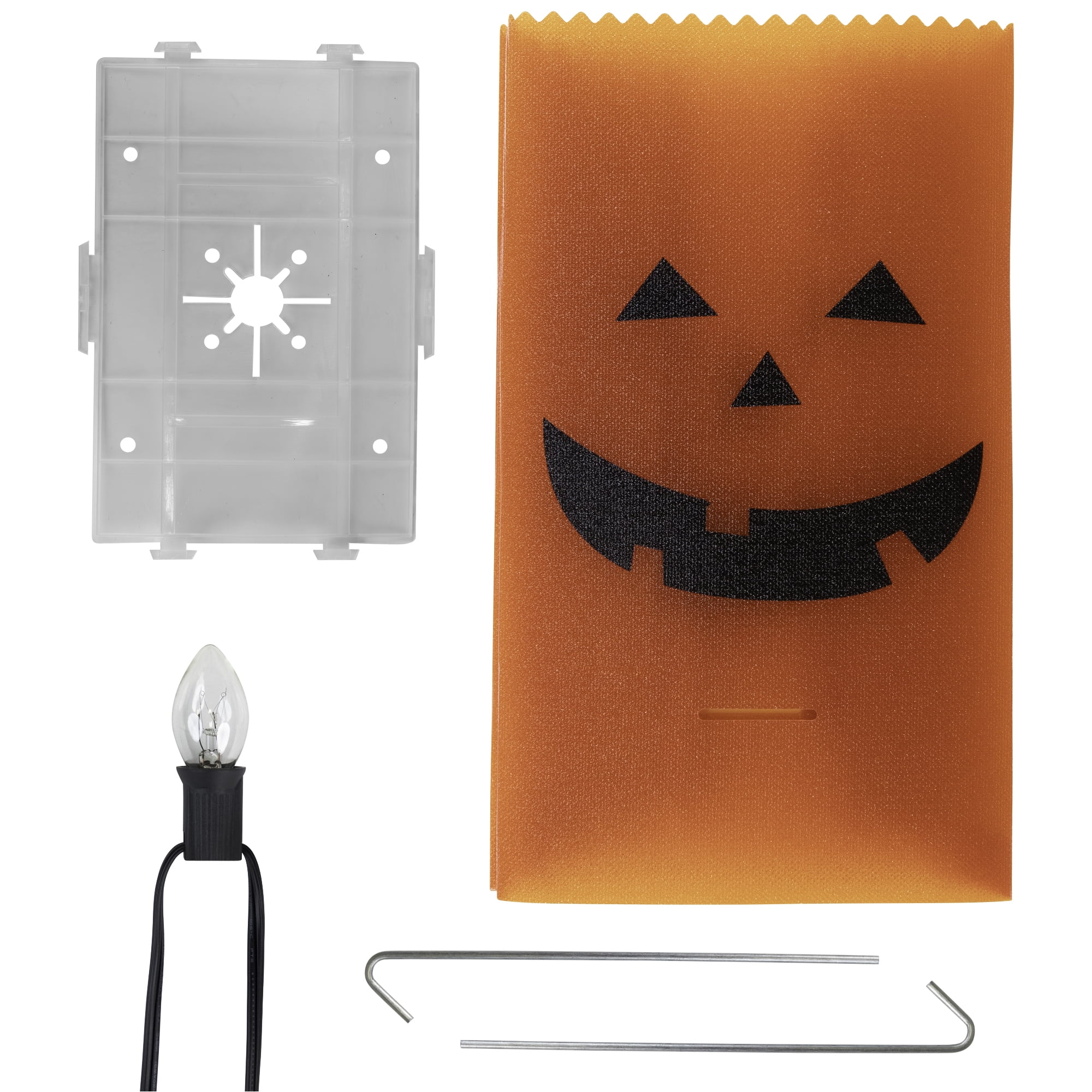 Northlight Orange and Black Pathway Lights (3 Pieces)