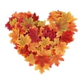 thumbnail image 3 of 200x Artificial Maple Leaves Autumn Fall Leaf Wedding Thanksgiving Party Decors, 3 of 7