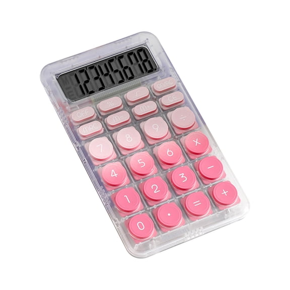 Nilvkv Basic Standard Calculators Mini Digital Desktop Calculator with 8-Digit LCD Display-Calculator Pocket Size for Home Schoo1