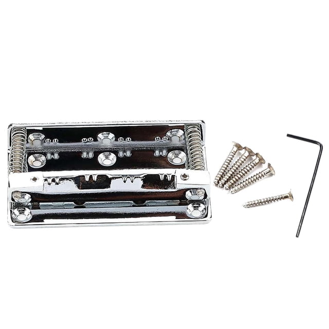 Puente de mandolina de 8 cuerdas, accesorio para instrumentos musicales, ligero, profesional, con tornillos, placa de puente de silla de montar para