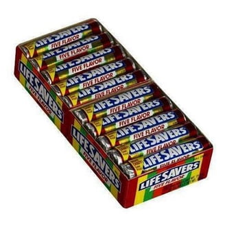 Life Savers Five Flavour, Peg Bag, 150gm, 12 Count {Imported from