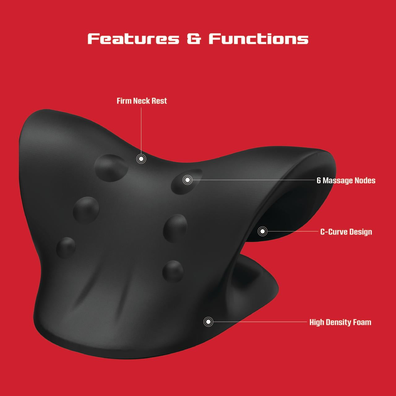 FitRx Neck Corrector Cervical Neck Pillow, Cervical Pillow for Neck Pain Relief